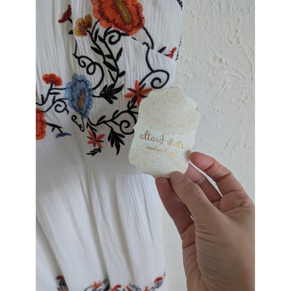 Altar'd State Ireland embroidered maxi dress size S NWT cottagecore - Picture 4 of 6
